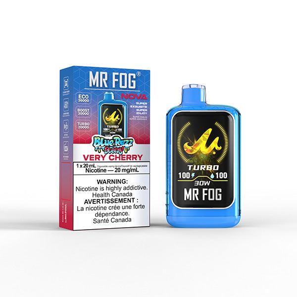 MR FOG NOVA BLUE RAZZ STEEZY - VERY CHERRY