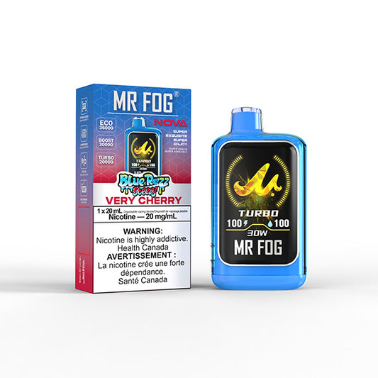 MR FOG NOVA BLUE RAZZ STEEZY - VERY CHERRY