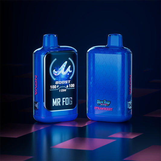 MR FOG NOVA BLUE RAZZ STEEZY - STRAWBERRY