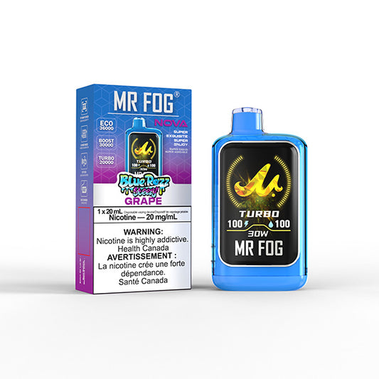 MR FOG NOVA BLUE RAZZ STEEZY - GRAPE
