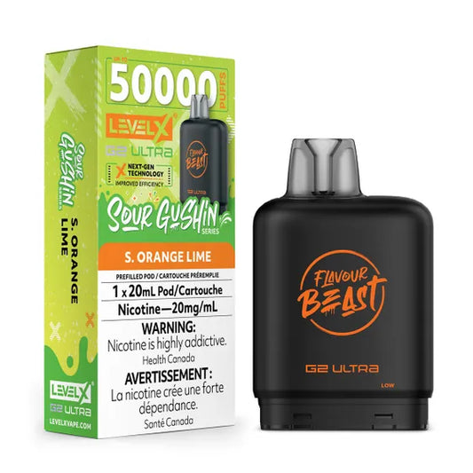 Level X Flavour Beast Chuggin' G2 Ultra - Sour Gushin S. Orange Lime
