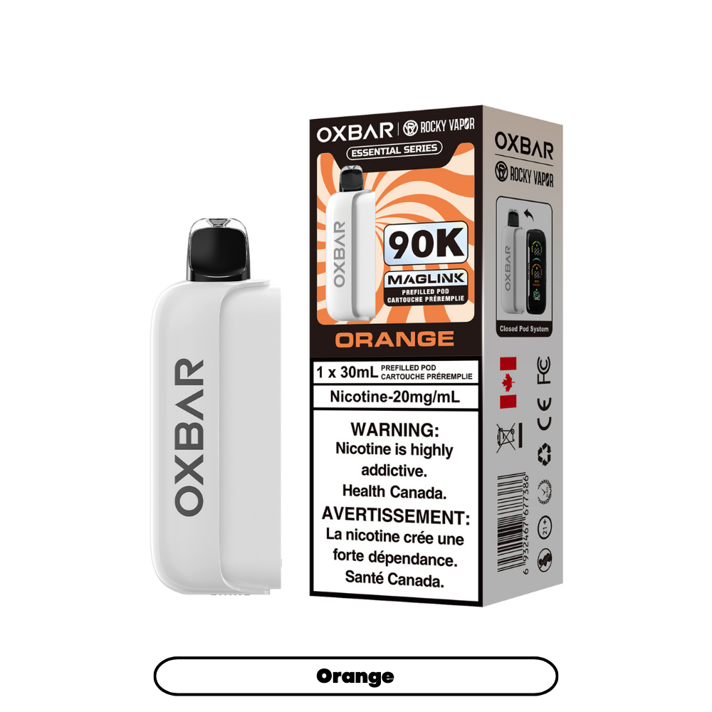 Rocky Vapor Oxbar Maglink PODS - Essential Series - Orange
