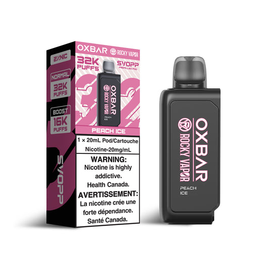 Svopp Rocky Vapor Oxbar (32K) - Peach Ice