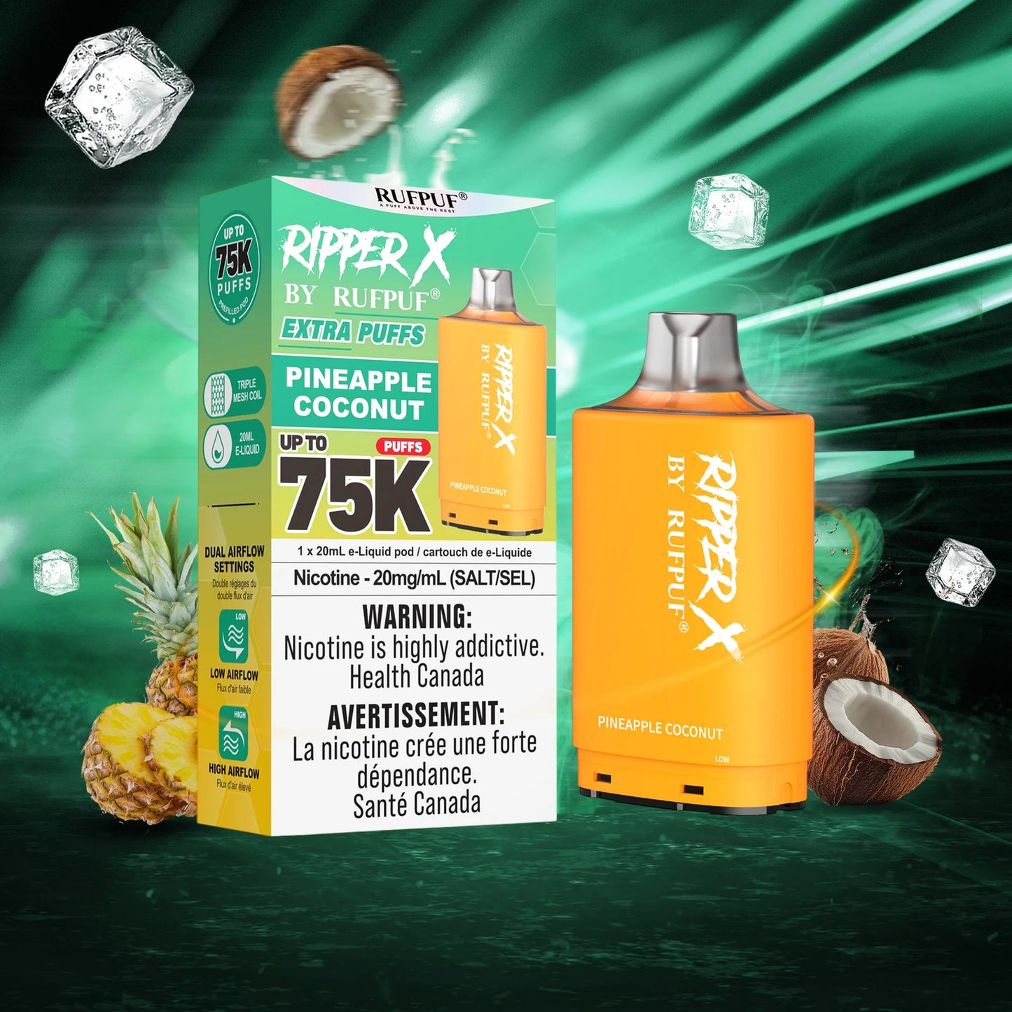 Ripper X 75K - Pineapple Coconut