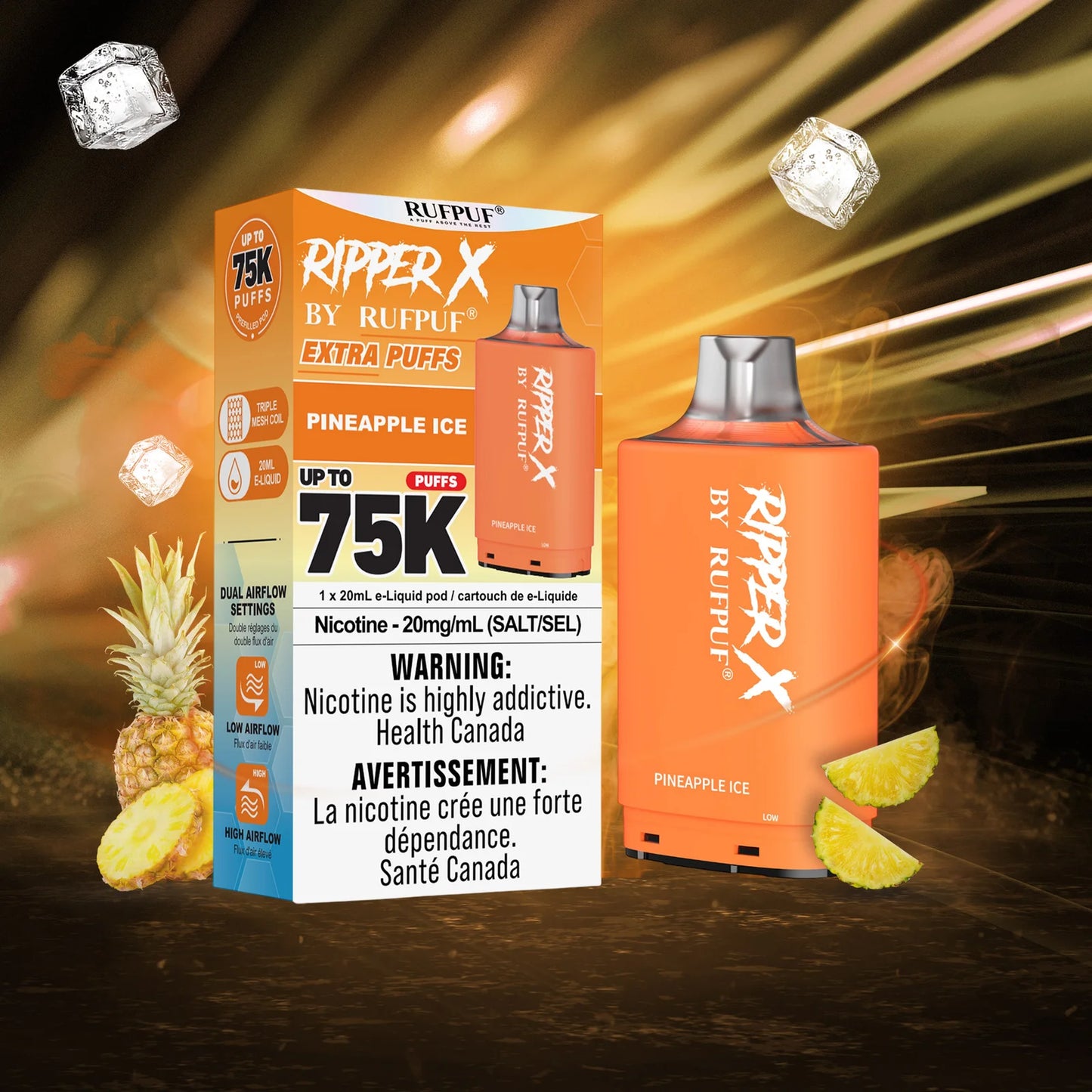 Ripper X 75K - Pineapple Ice