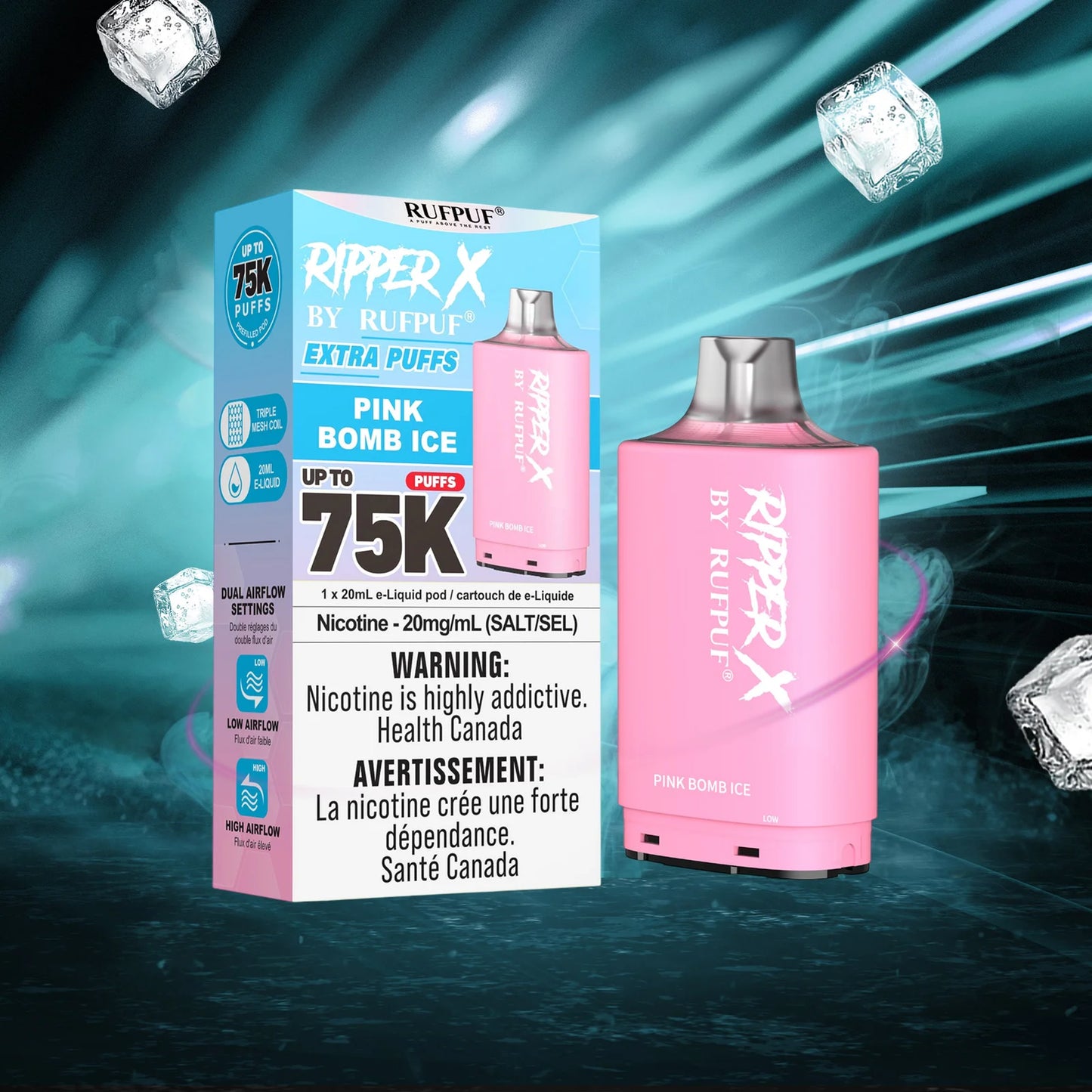 Ripper X 75K - Pink Bomb Ice