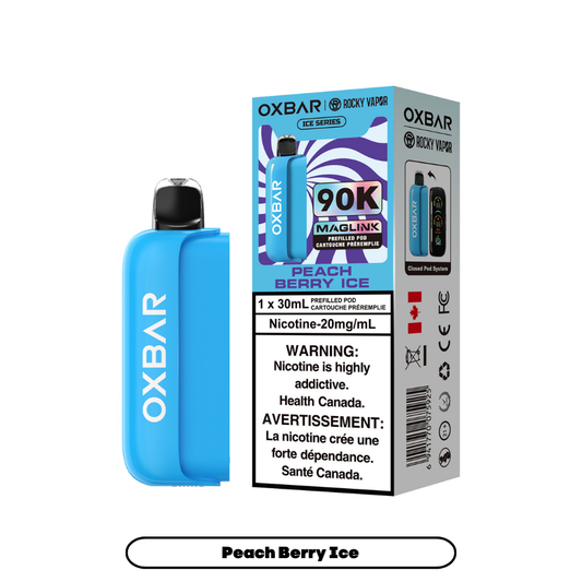 Rocky Vapor Oxbar Maglink PODS - Peach Berry Ice (Ice Series)