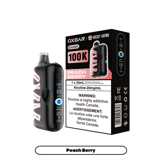 Rocky Vapor Oxbar G100K - Peach Berry