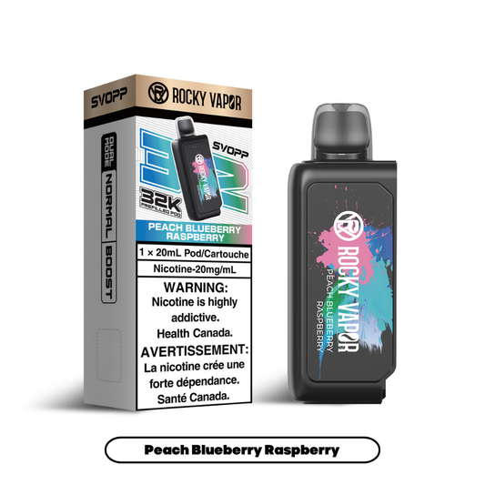 Rocky Vapor Svopp (32K) - Peach Blueberry Raspberry
