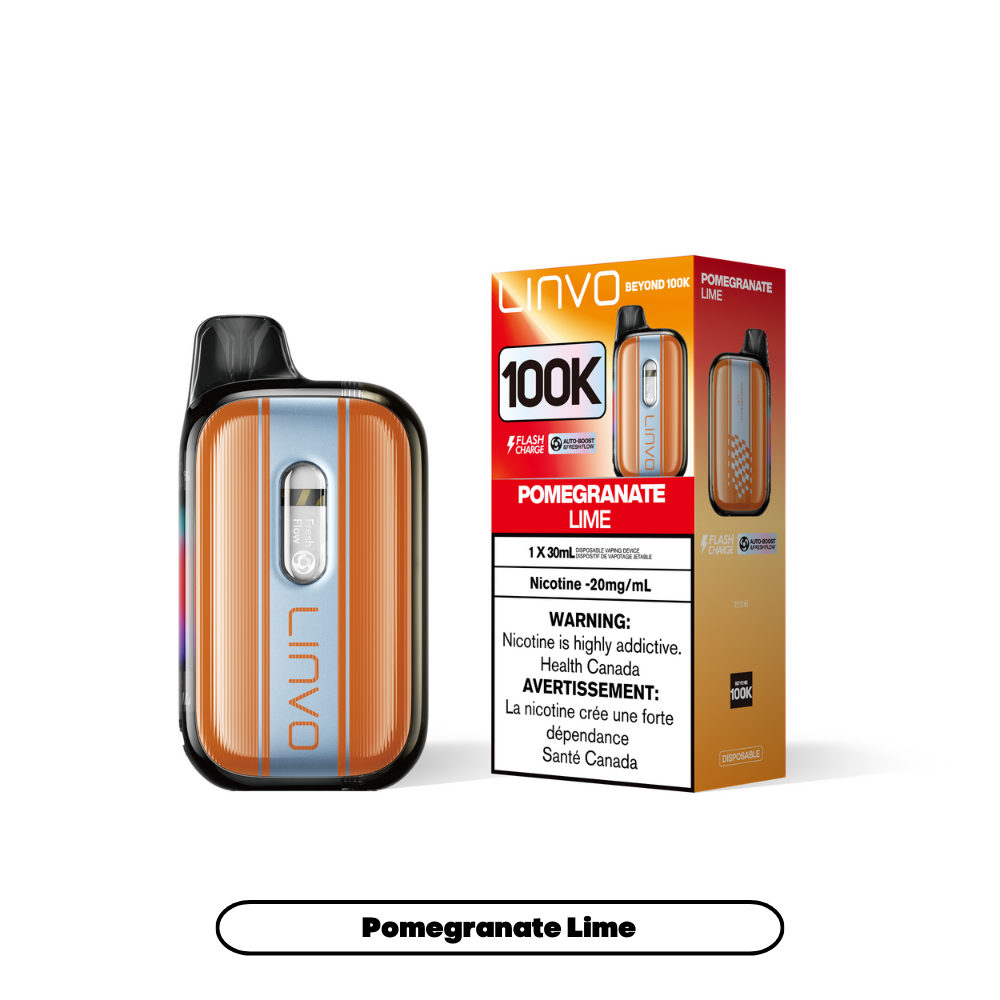 Linvo Beyond 100K - Pomegranate Lime Ice