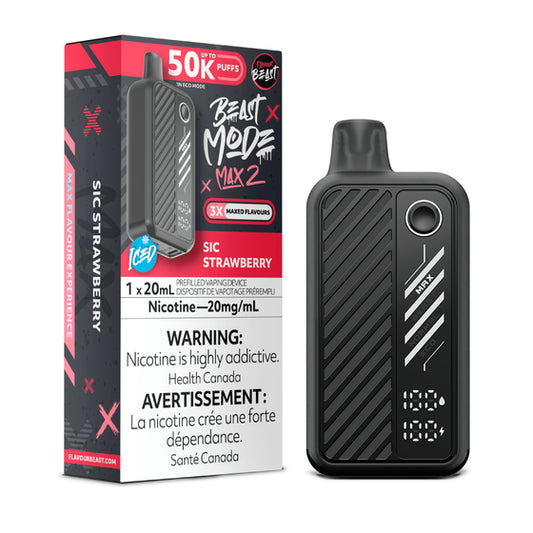 Flavour Beast Beast Mode Max 2 Disposable - Sic Strawberry
