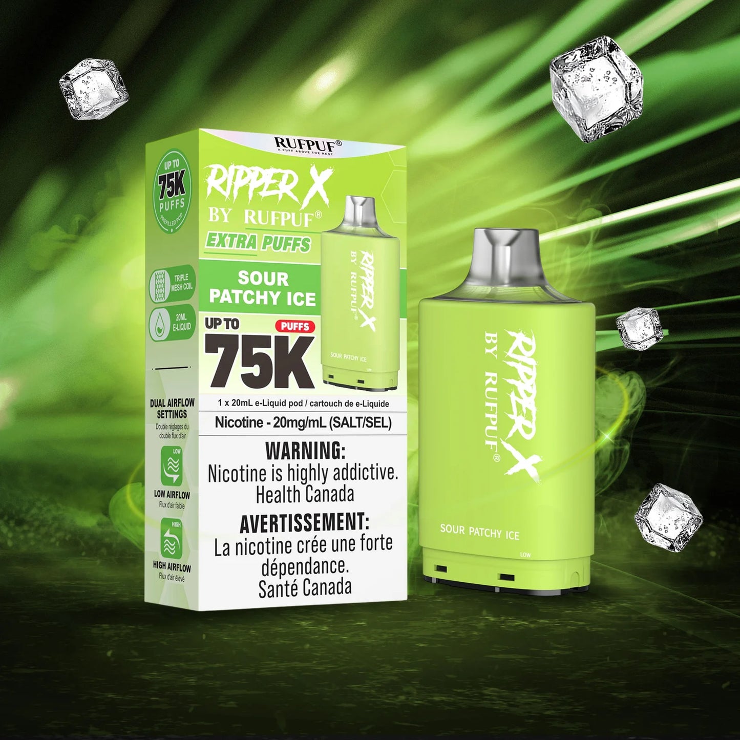 Ripper X 75K - Sour Patchy Ice