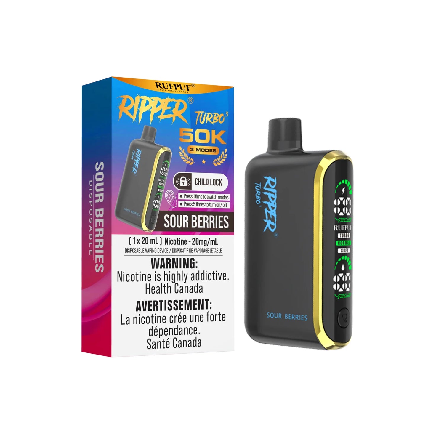 RIPPER T3 (50K) - SOUR BERRIES RIPPER