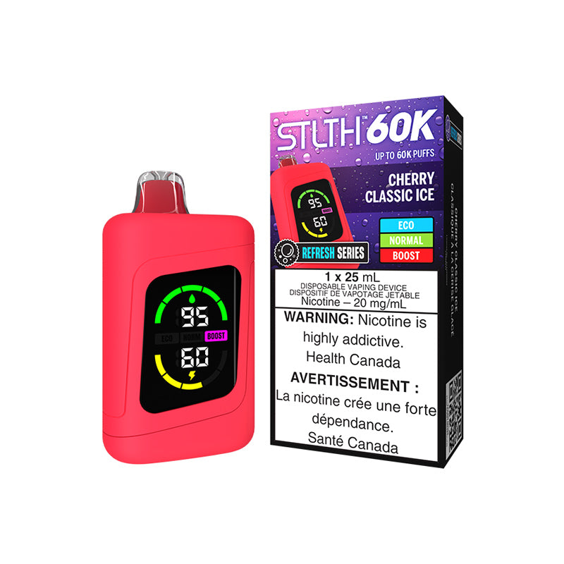 STLTH 60K DISPOSABLE - REFRESH SERIES CHERRY CLASSIC ICE