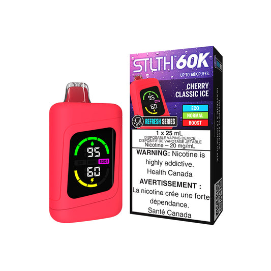 STLTH 60K DISPOSABLE - REFRESH SERIES CHERRY CLASSIC ICE