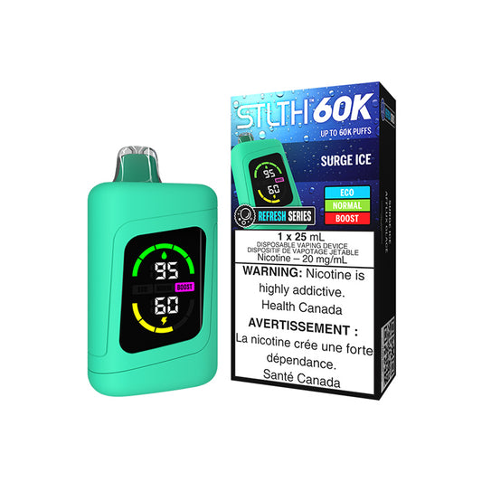 STLTH 60K DISPOSABLE - REFRESH SERIES SURGE ICE