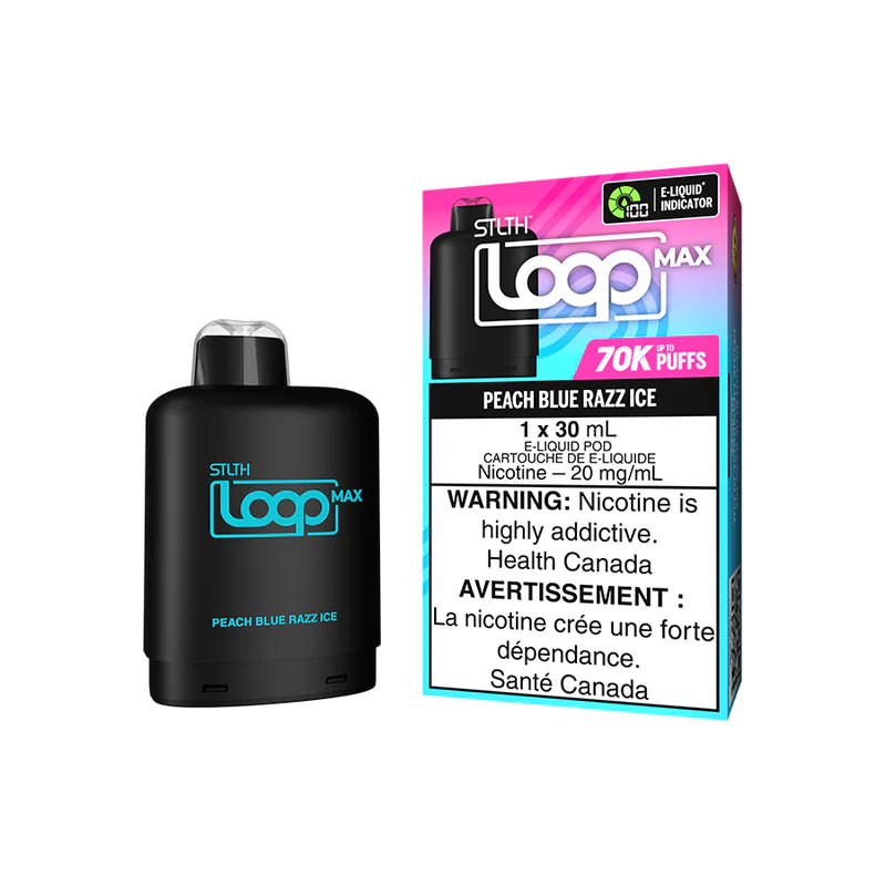 STLTH LOOP MAX - PEACH BLUE RAZZ ICE