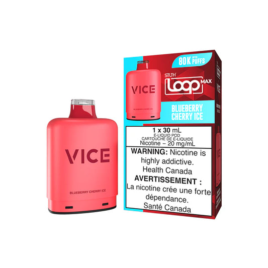 STLTH LOOP X VICE POD - BLUEBERRY CHERRY ICE