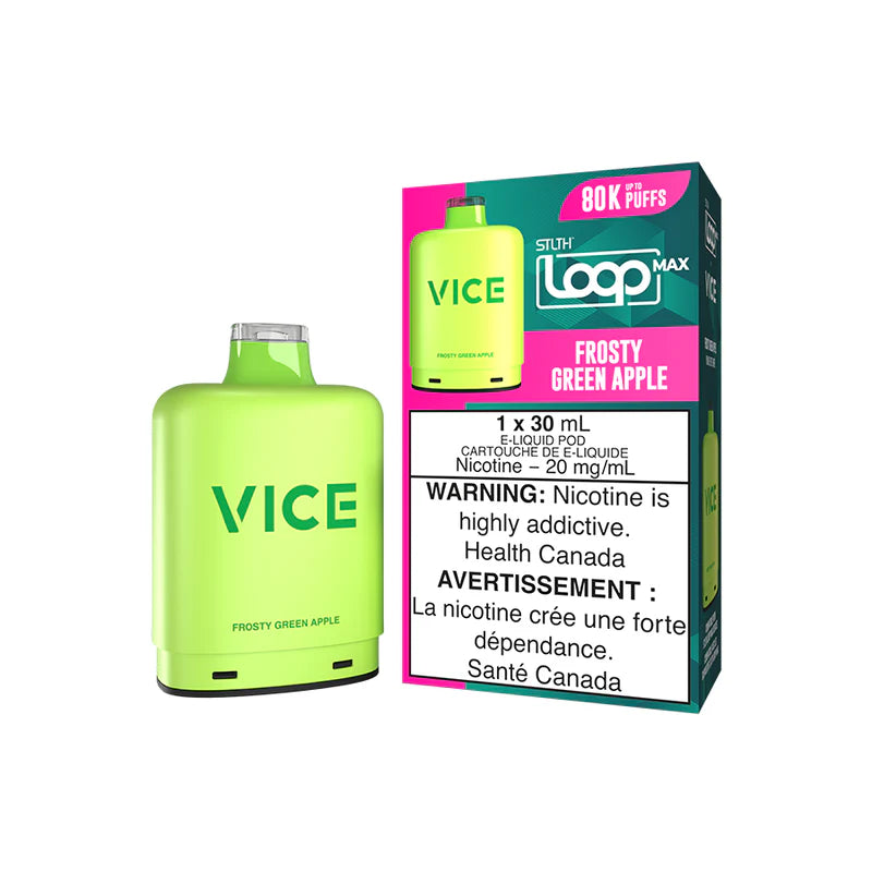 STLTH LOOP X VICE POD - FROSTY GREEN APPLE