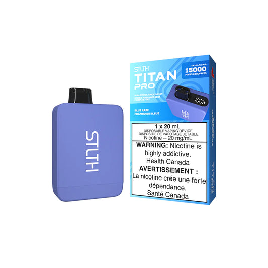STLTH TITAN PRO DISPOSABLE - BLUE RAZZ (5PCS/CTN)