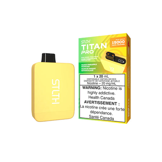 STLTH TITAN PRO DISPOSABLE - MANGO PINEAPPLE GUAVA ICE (5PCS/CTN)