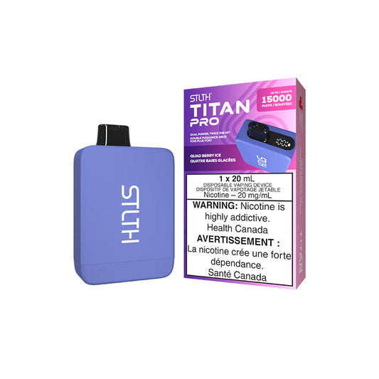 STLTH TITAN PRO DISPOSABLE - QUAD BERRY ICE (5PCS/CTN)