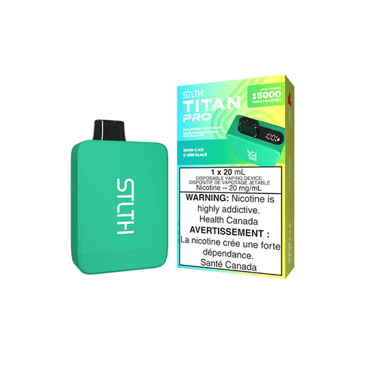 STLTH TITAN PRO DISPOSABLE - SOUR-C ICE (5PCS/CTN)