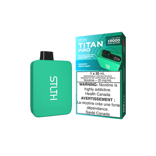 STLTH TITAN PRO DISPOSABLE - SPEARMINT (5PCS/CTN)