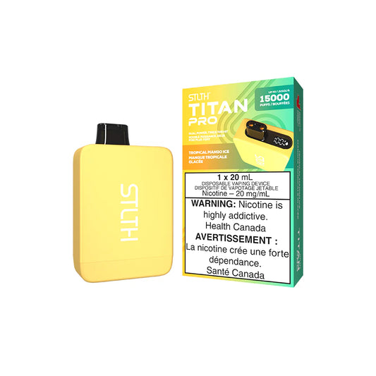STLTH TITAN PRO DISPOSABLE - TROPICAL MANGO ICE (5PCS/CTN)