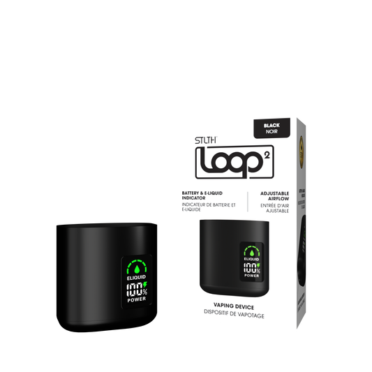 STLTH LOOP 2 CLOSED POD DEVICE - BLACK (5PC/CTN)