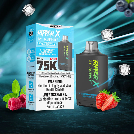 Ripper X 75K - Strawberry Raspberry Blueberry