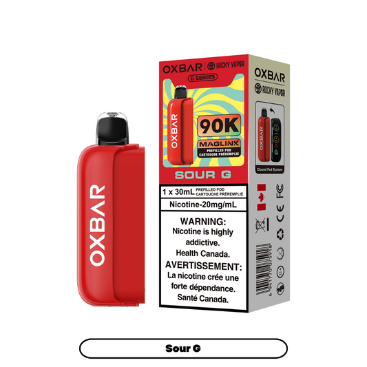 Rocky Vapor Oxbar Maglink PODS - Sour G (G Series)