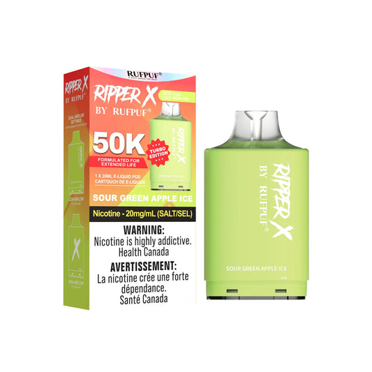 RIPPER X 50K - Sour Green Apple Ice