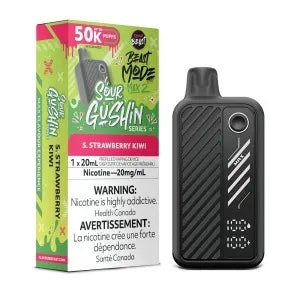 Flavour Beast Beast Mode Max 2 Disposable - Sour Gushin S. Strawberry Kiwi