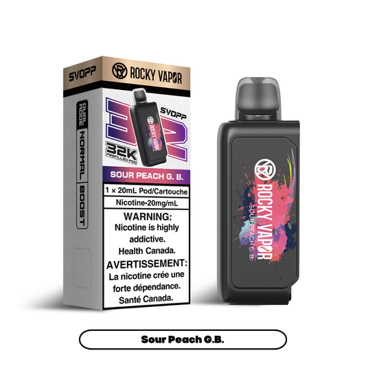 Rocky Vapor Svopp (32K) - Sour Peach G.B.