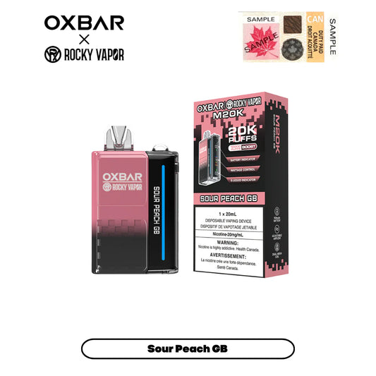 Rocky Vapor Oxbar M20K - Sour Peach GB
