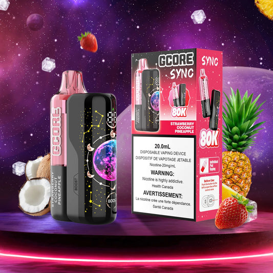 Gcore Sync Pod Kit - Strawberry Coconut Pineapple