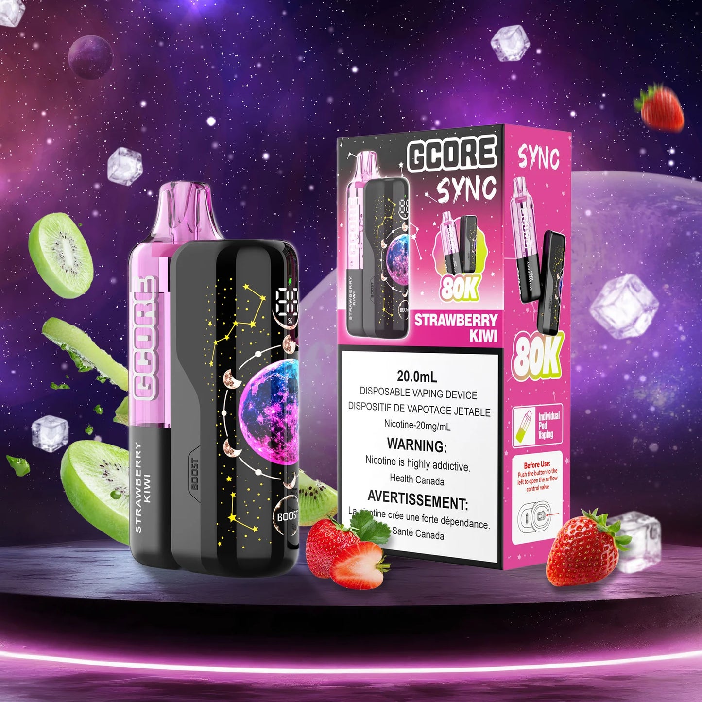 Gcore Sync Pod Kit - Strawberry Kiwi