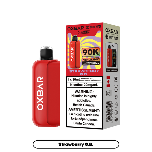 Rocky Vapor Oxbar Maglink PODS - Strawberry G.B. (G Series)