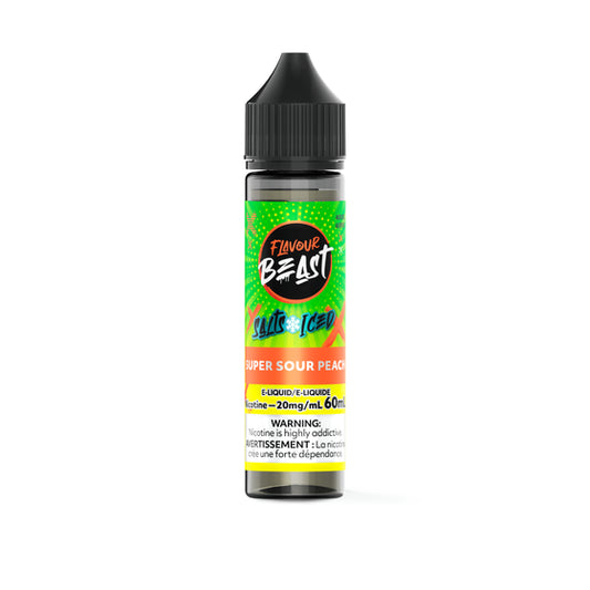 Flavour Beast E-Liquid (20mg/60mL) - Super Sour Peach