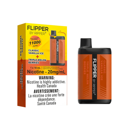 Triple Melon Berries-Classic Vanilla Ice Flipper 11000(20mg/ML / 5PCs)
