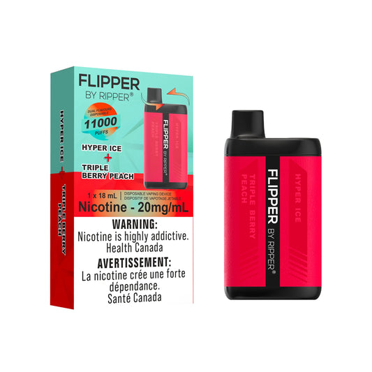 Triple Berry Peach-Hyper Ice Flipper 11000(20mg/ML / 5PCs)