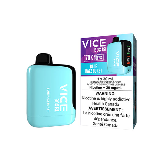 VICE BOX 2 DISPOSABLE - BLUE RAZZ BURST