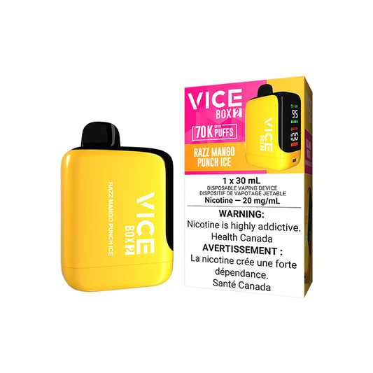 VICE BOX 2 DISPOSABLE - RAZZ MANGO PUNCH ICE