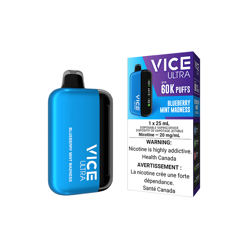 VICE ULTRA DISPOSABLE - BLUEBERRY MINT MADNESS