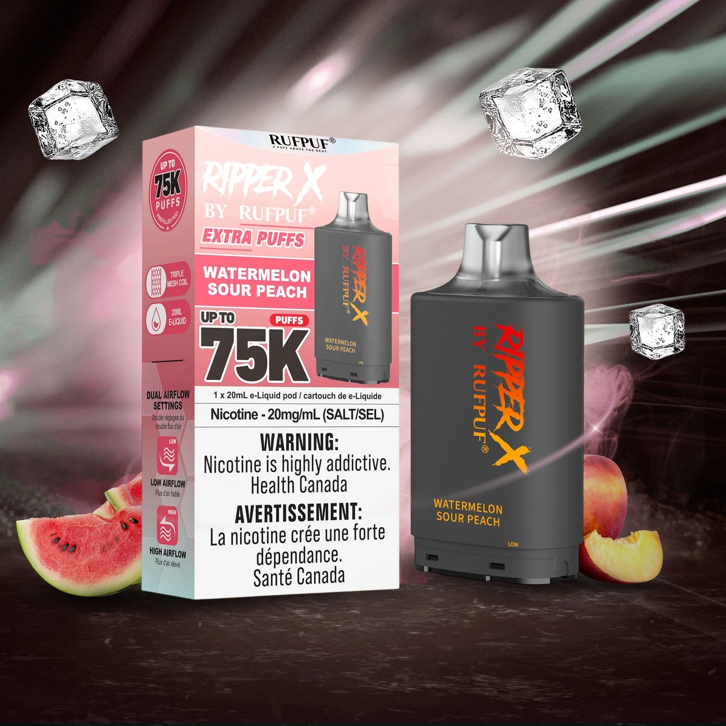 Ripper X 75K - Watermelon Sour Peach