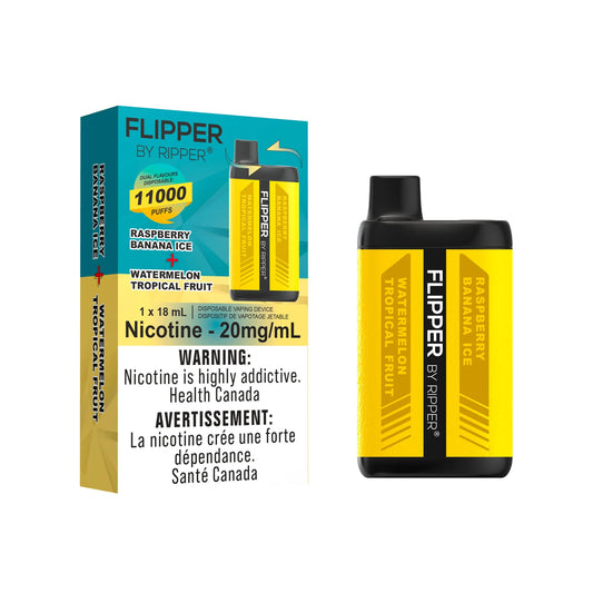 Watermelon Tropical Fruit-Raspberry Banana Ice Flipper 11000(20mg/ML / 5PCs)