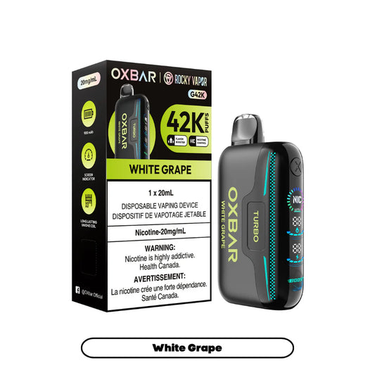 Rocky Vapor Oxbar G42K - White Grape