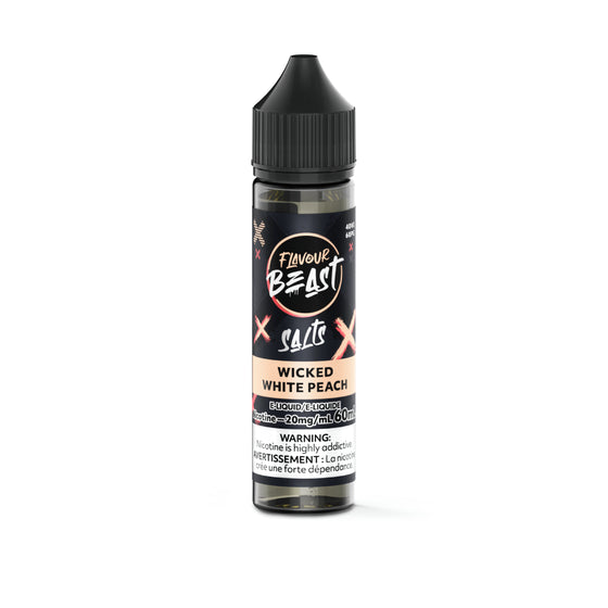Flavour Beast E-Liquid (20mg/60mL) - Wicked White Peach