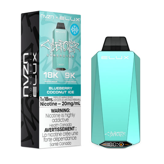 NVZN Elux Cyberover 18K Disposable - Blueberry Coconut Ice 5pc/Carton